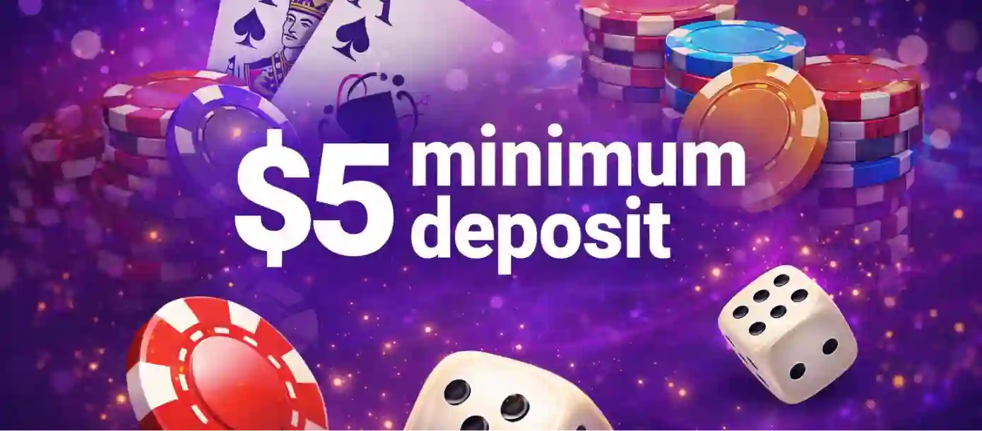 $5 minimum deposit casino for Aussie players with low cost entry and real money play