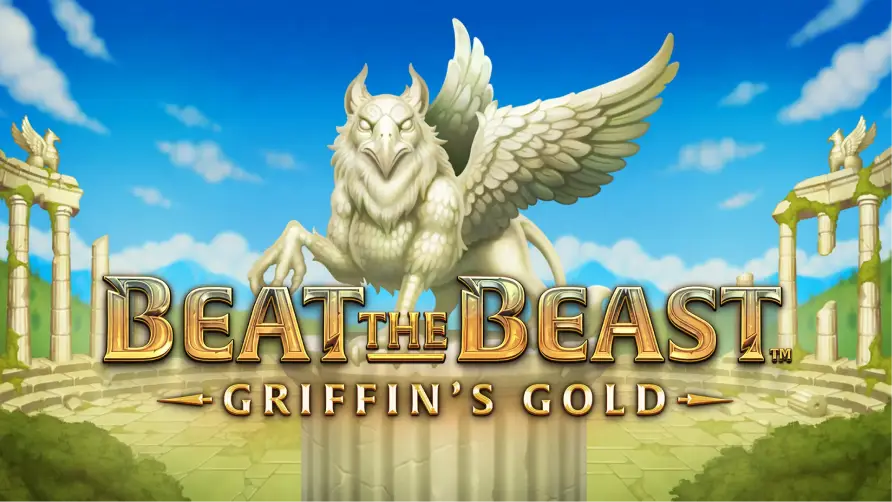 Beast Griffin slot logo with mythical creature and fantasy theme