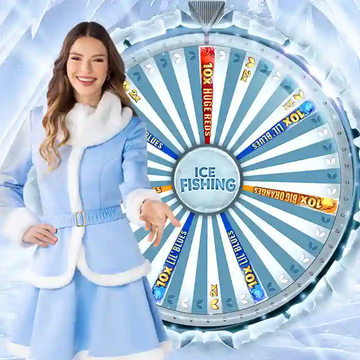Ice Fishing is a fast-paced game show delivering three unique Bonus games with payouts up to 5000x.