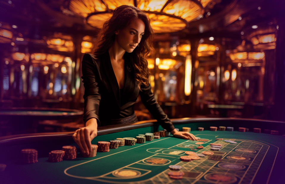 The woman in the casino