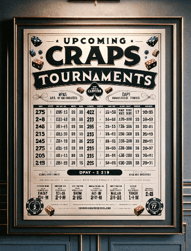 Craps Tournaments and Events