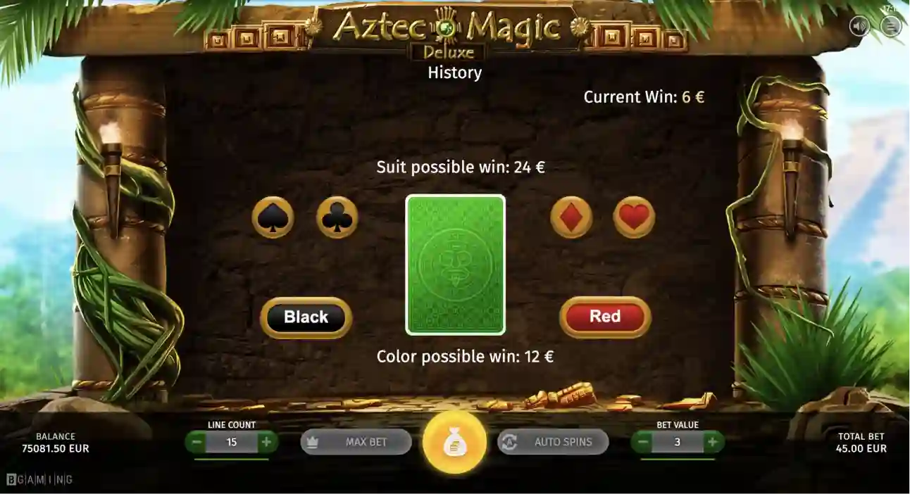 Aztec Magic Deluxe slot gameplay with expanding symbols and wilds