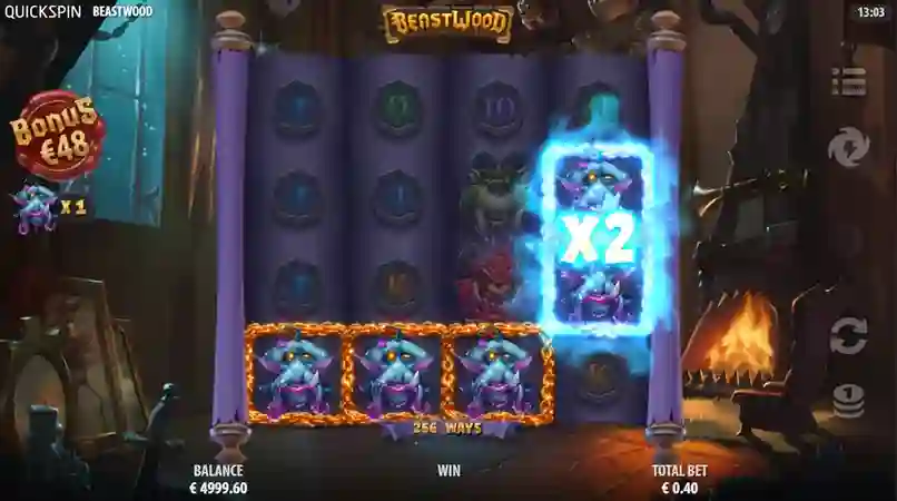 Beastwood real money pokies with high volatility and big win potential