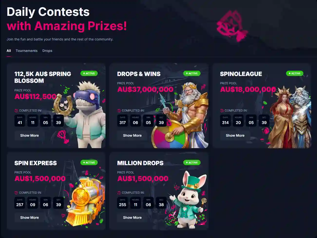 betsio casino online - best tournaments in australia players