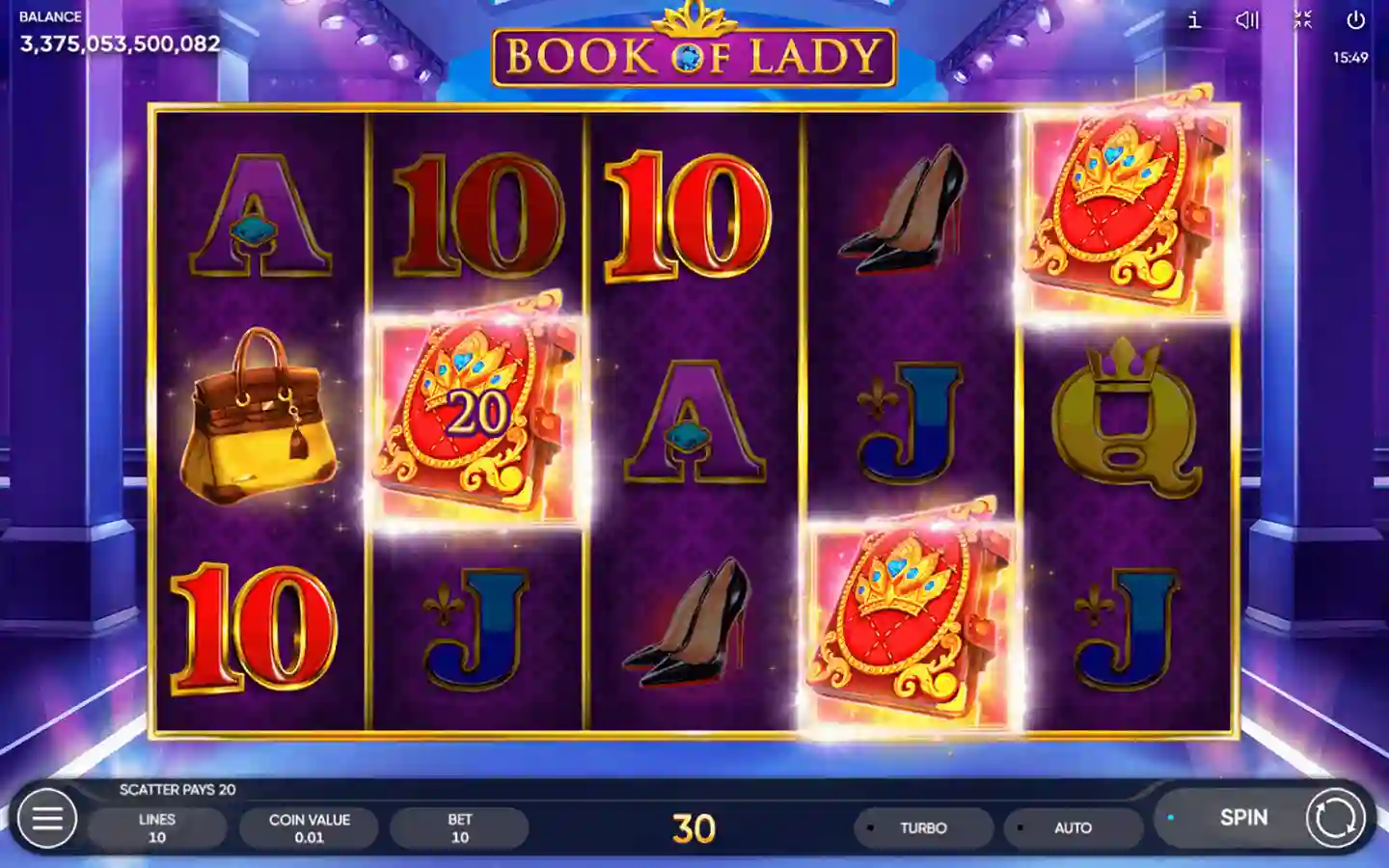 Book of Lady pokies for Aussie players with expanding symbols and reels