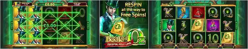 Top Pokies Book of oz slot