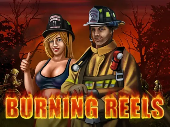 Burning Reels slot gameplay with burning wilds and respin feature