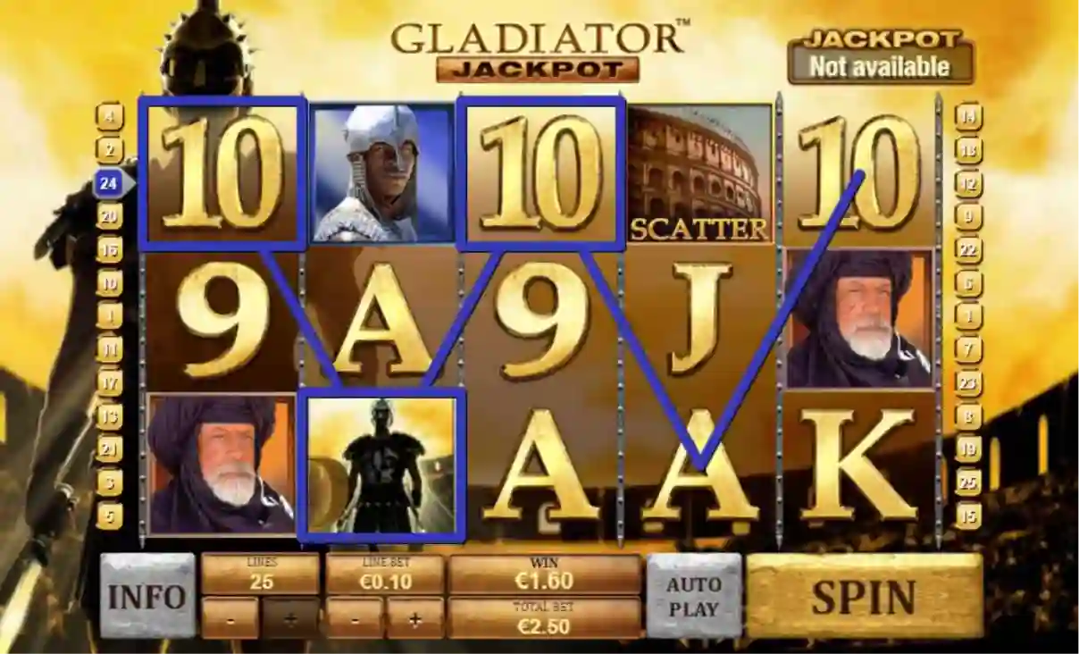 Gladiator real money pokies with medium volatility and bonus features