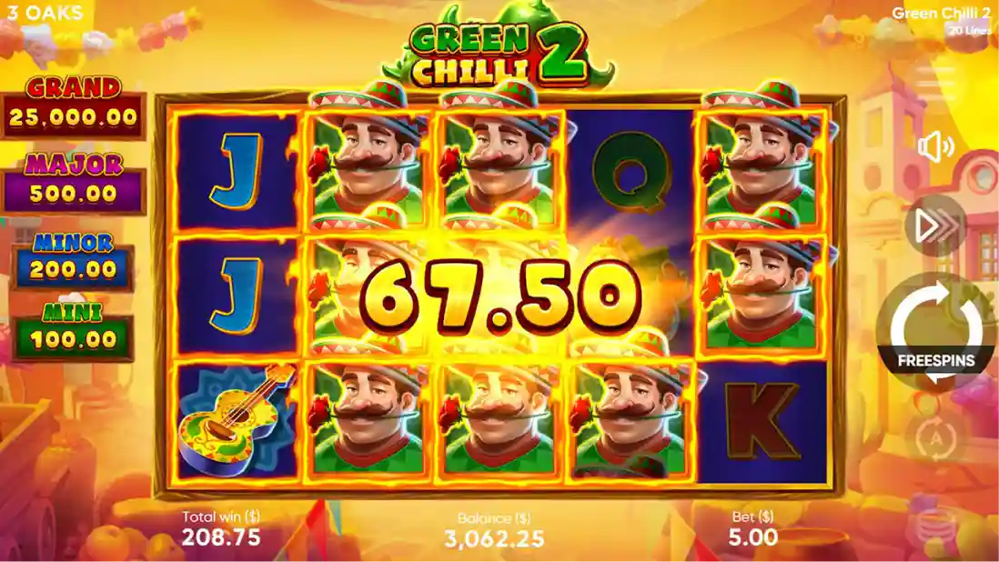 Green Chilli 2 pokies for Aussie players with chilli icons and reels