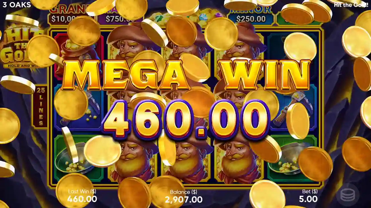 Hit the Gold pokies for Aussie players with gold symbols and reels