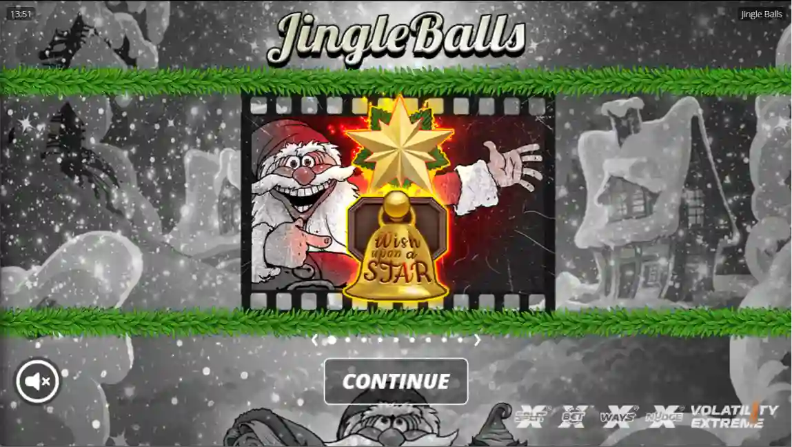 Jingle Balls pokies for Aussie players with winter symbols and reels