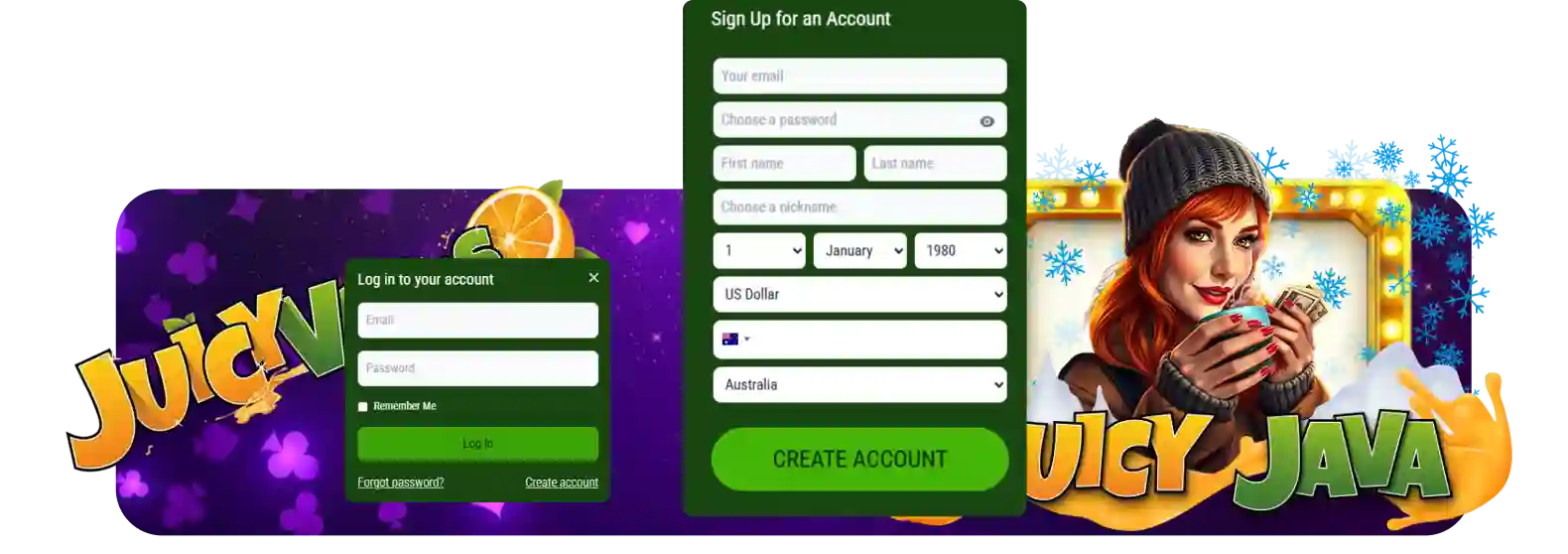 Jucy Vegas Casino - Registration in Australia players