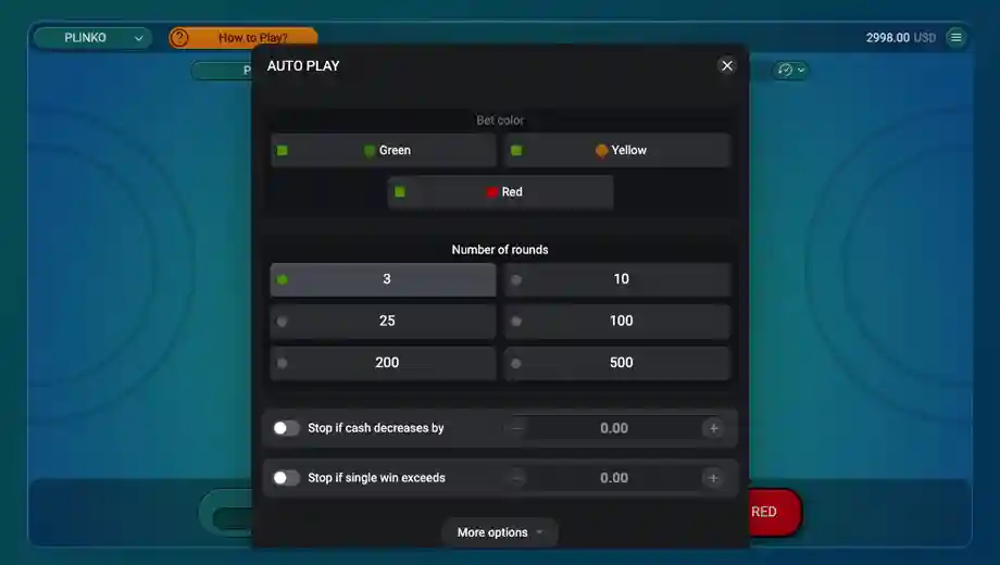 plinko casino game with risk levels and payout multipliers