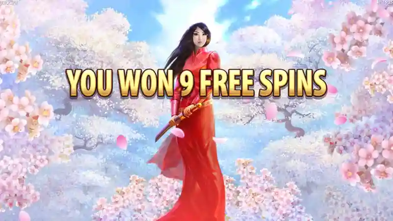 Sakura Fortune pokies for Aussie players with sakura symbols and reels