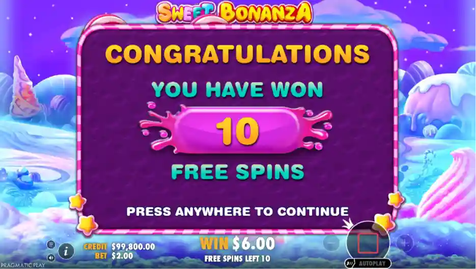 Sweet Bonanza slot gameplay with tumbling reels and multipliers
