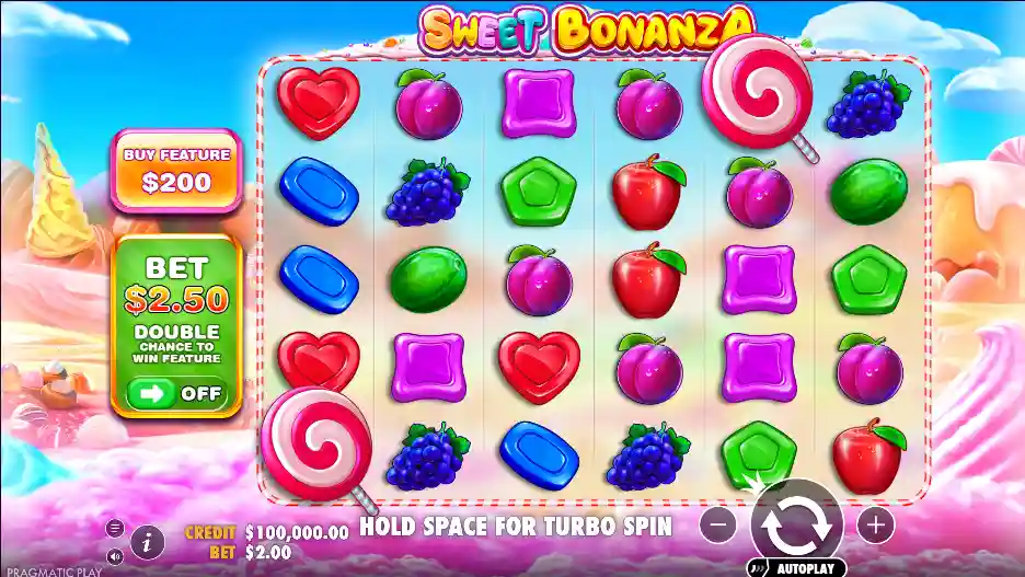 Sweet Bonanza pokies for Aussie players with candy symbols and cluster pays