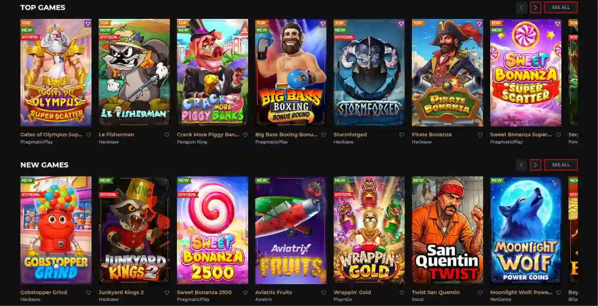 Windetta Casino pokies Australia with wide selection of slot games